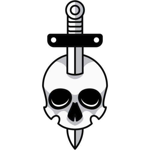 Elements Skull logo template 07 Thumbnail