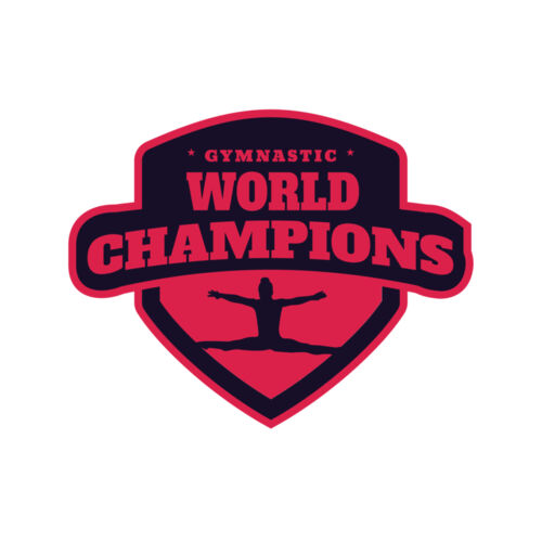 Gymnastic World Champions logo template Thumbnail