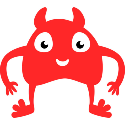 Cute Red Monster Thumbnail