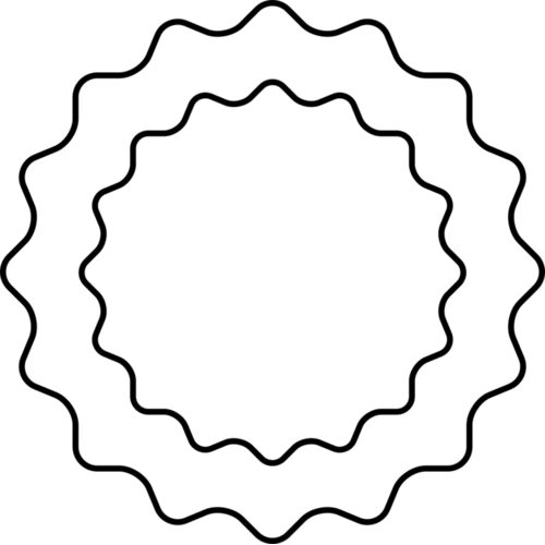 Scalloped Seal Frame Thumbnail