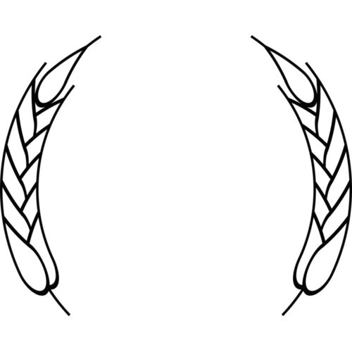 Wheat Laurel Half Wreath Thumbnail