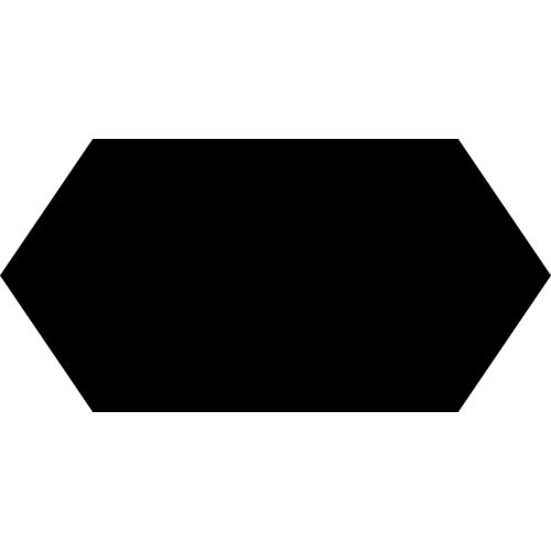 Horizontal Hexagon Label Thumbnail