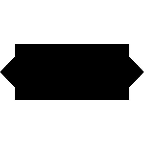 Notched Rectangle Label Thumbnail