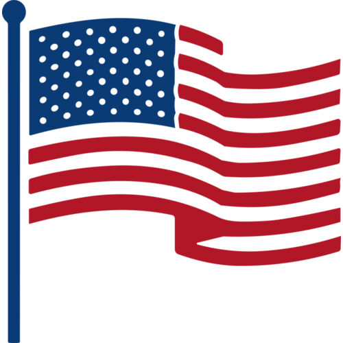 US Flag in Pole Thumbnail