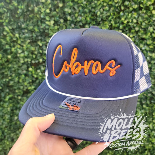 Embroidered Trucker Hat Cobras  Thumbnail