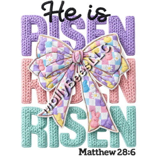 easter he is risen yarn FULL BACK Thumbnail